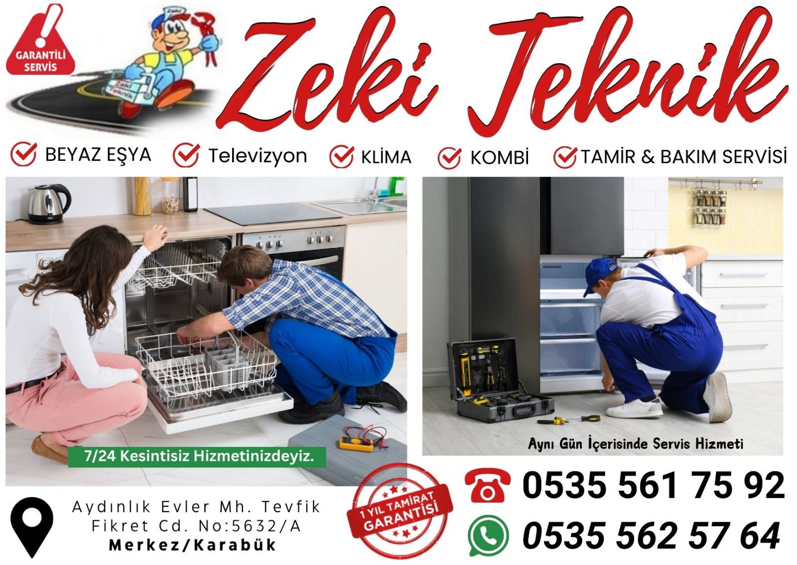 Karabük Beyaz Eşya Servisi